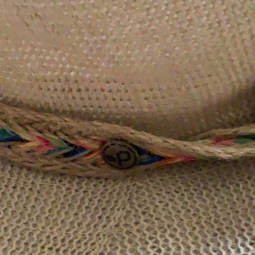 Pistil Natural Straw Hat with Colorful Band - Picture 3 of 6